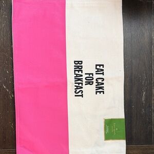 Set of 2 kate spade Pink and White Placemats
